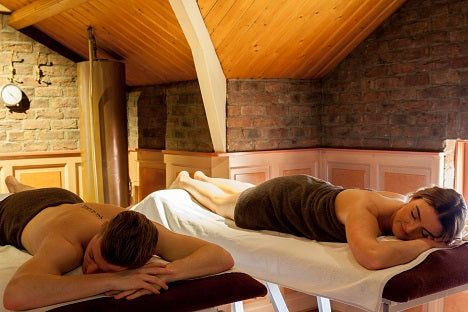 Gift voucher Sauna entrance with back, neck, shoulder massage for 2 persons