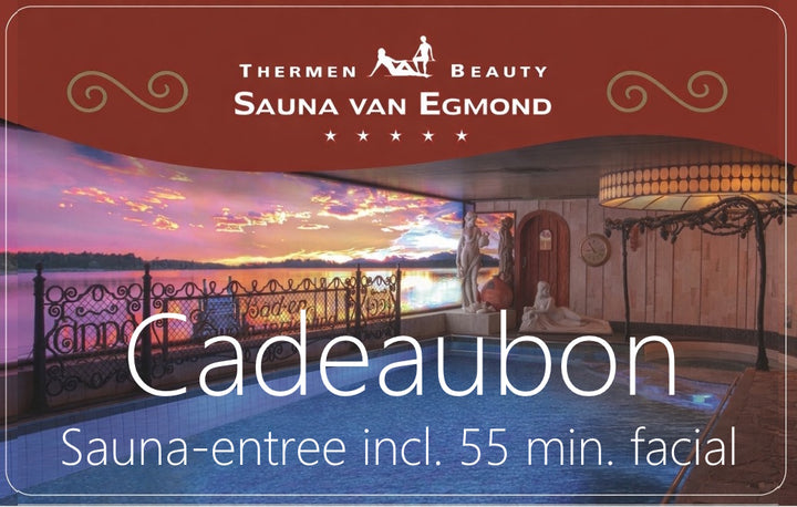 Gift voucher Sauna entry including Marine Balance Classic Facial Treatment for 2 people