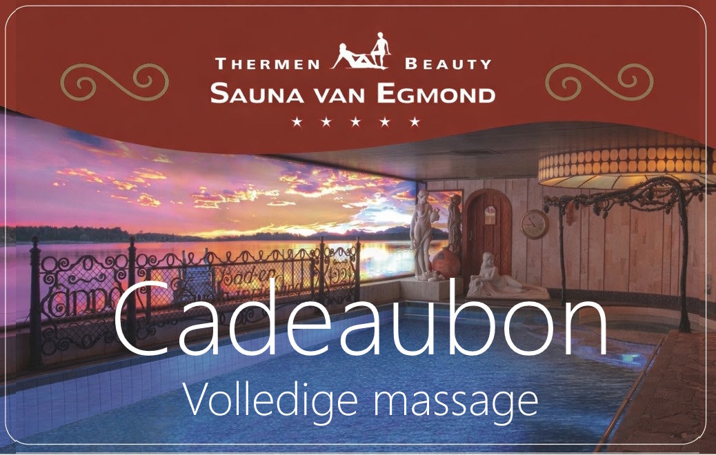 Cadeaubon volledige lichaamsmassage - 55min